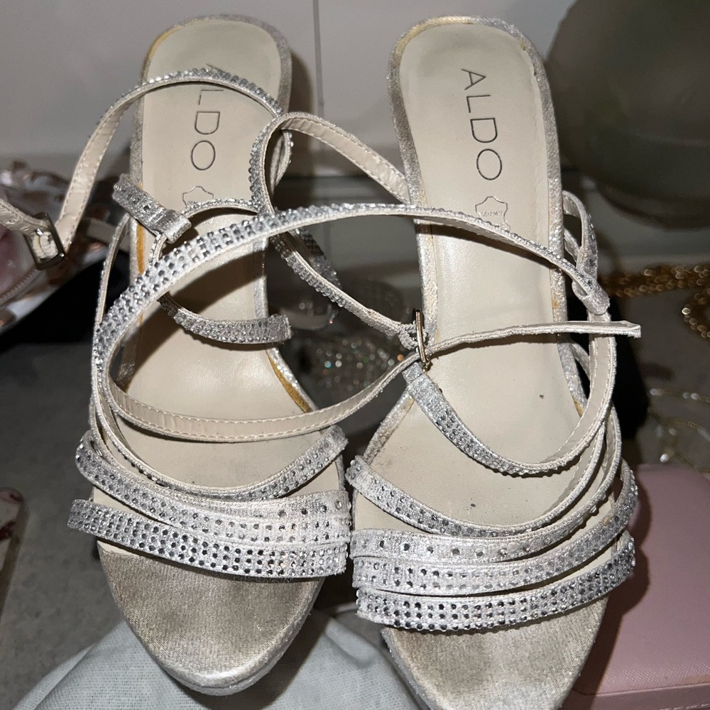Aldo Silver Heels